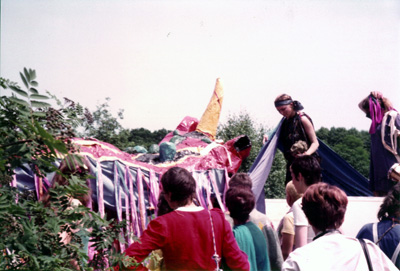 Grethe Andersen: The Dragon. Greenham Common June 1983.
