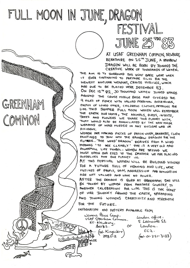 Greenham Common: Fire and Dragon Feast 1983 