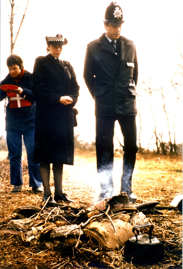Ulla Moltved: Greenham Common 1984.