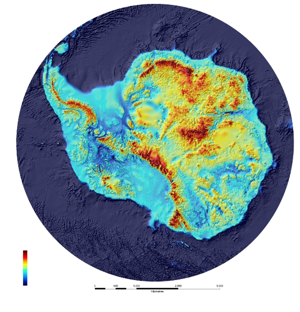 Sydpolens topografi