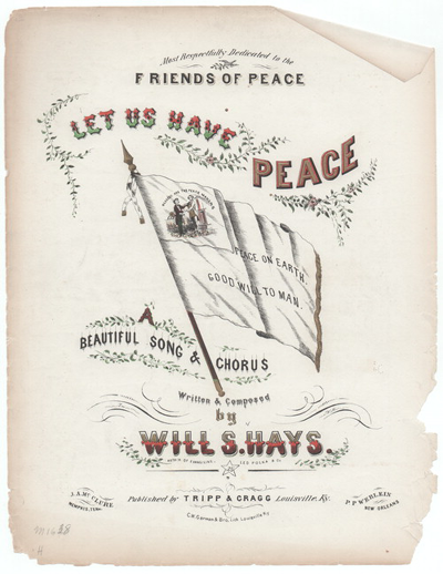 Protestsang fra den amerikanske borgerkrig, 1861